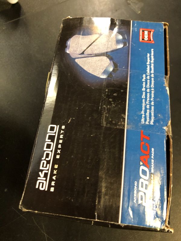 Photo 1 of Akebono-ACT1211A Ultra-Premium Ceramic Front Disc Brake Pads, GREY