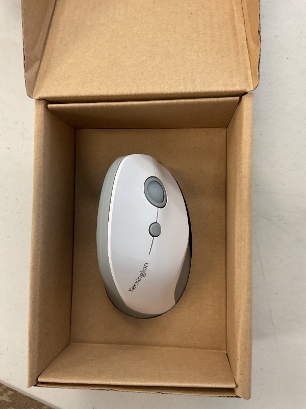 Photo 3 of Kensington Pro Fit Ergo Vertical Wireless Mouse- Gray, White