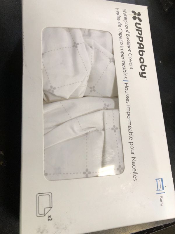 Photo 1 of UPPAbaby Bassinet Covers for Remi Playard - Secure Attachment - Soft and Comfortable - Machine Washable - Set of 2 - Waterproof