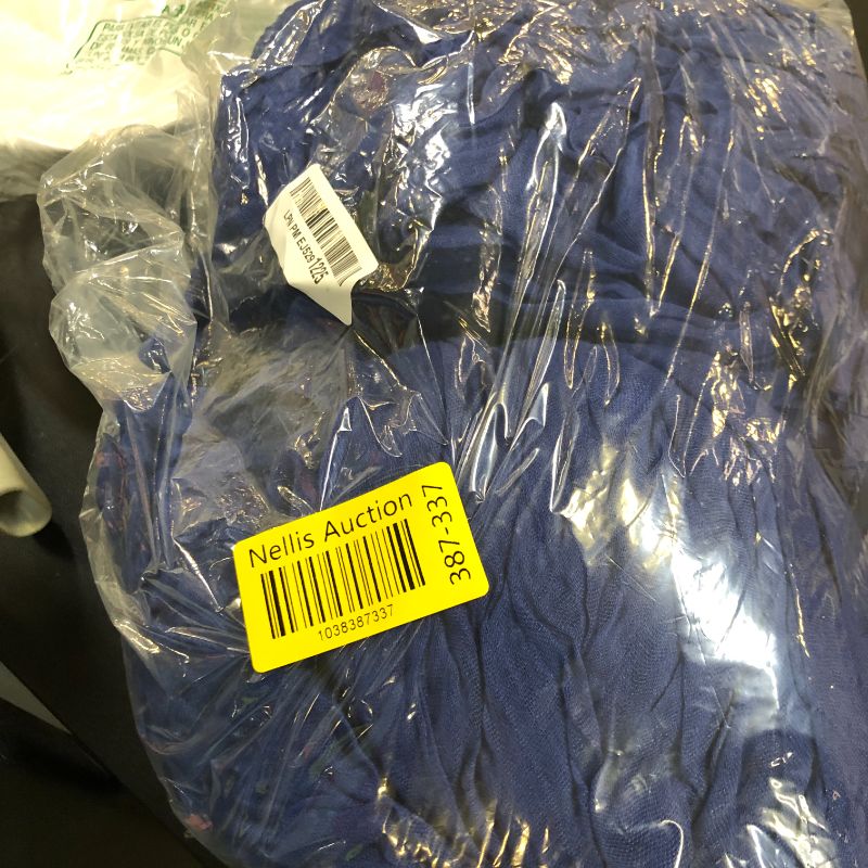 Photo 1 of DeZerlor Royal Blue Cheesecloth Table Runner 6 Pack Blue Independence Day Cheese Cloth Table Runnerss Boho Gauze 120 Inches Summer Table Decorations for Weddings Bridal Baby Shower Parties Decor