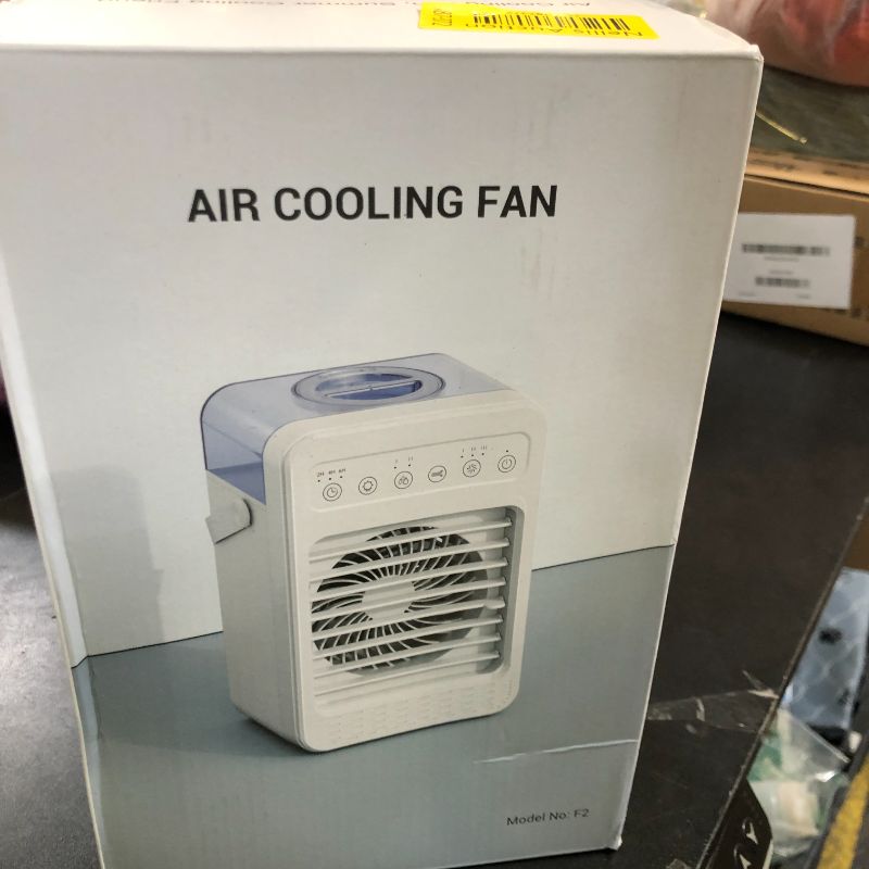 Photo 1 of Portable Air Conditioners, Mini Air Conditioner Personal Evaporative Air Cooler with 4 Speeds 7 Colors, 600ML Portable Ac Unit Fan 2 Cool Mist Cooling Fan for Room Office Car