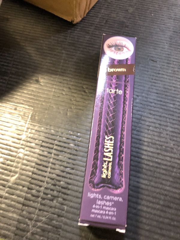 Photo 1 of tarte lights, camera, lashes 4-in-1 mascara - Brown - full size