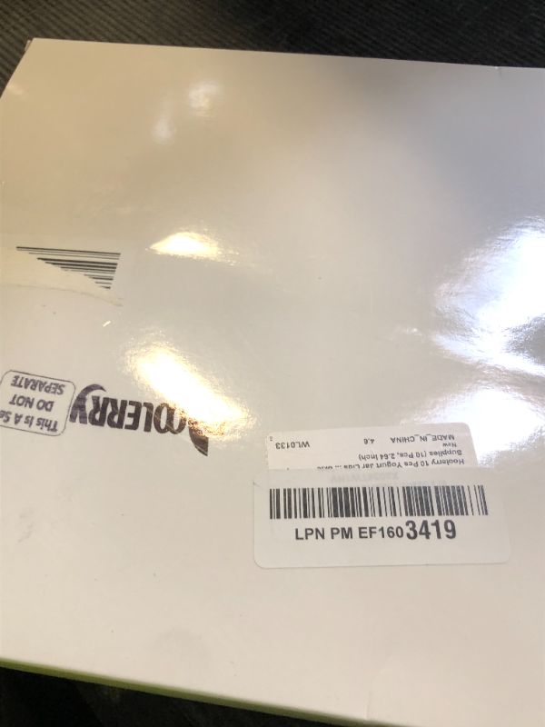 Photo 1 of Hoolerry 10 Pcs Yogurt Jar Lids Set 2.64 Inch Clear Plastic Food Storage Replacement Lids Covers Compatible with Oui Yogurt Jars for Coffee Cookie Supplies (10 Pcs, 2.64 Inch)