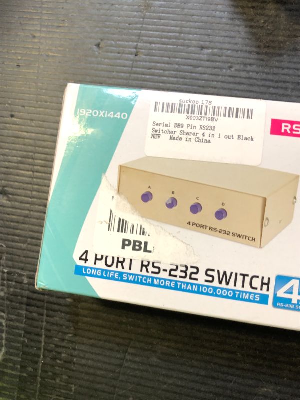 Photo 1 of 4 port switch 