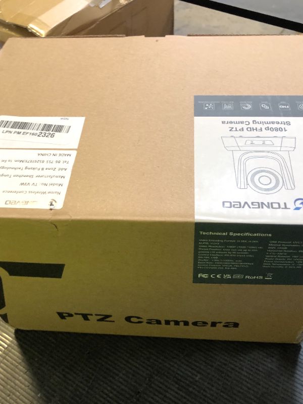 Photo 1 of TONGVEO 5.8GHz Wireless Conference Room Webcam, Church Live Streaming 3X USB 1080P 60fps PTZ Camera for Worship Services Online Conference, Works with Zoom, OBS Easy to Set Up