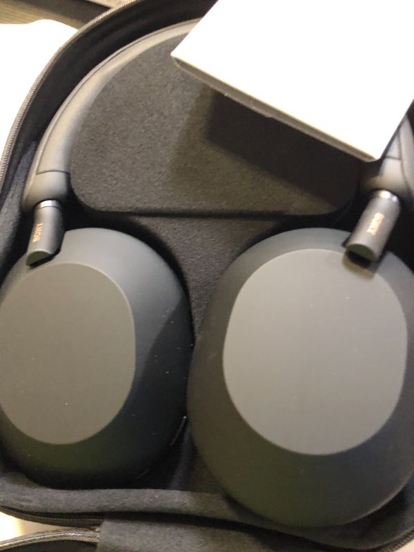 Photo 1 of Sony WH-1000XM5B Noise Canceling Wireless Headphones - 30hr Battery Life - Over-Ear Style - Optimized for Alexa and Google Assistant - Built-in mic for Calls - International Version - Charcoal Black