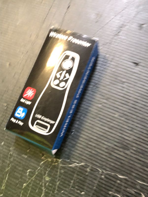 Photo 1 of 2-in-1 USB Type C Presentation Clicker Wireless Presenter Remote for PowerPoint, Powerpoint Clicker with Volume Control PowerPoint Slide Advancer for Mac, Computer, Laptop-E600