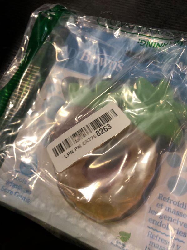 Photo 1 of Dr. Brown's AquaCool Water-Filled Baby Teether, Cools & Massages Sore Gums, BPA Free, Pineapple and Apple, 2 Pack, 3m+