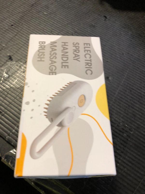 Photo 1 of 4 in 1 Cat Steam Brush for Shedding, Rechargeable Pet Steam Groomer Brush, Massage, Cleaning, Shedding & Combing Multifunctional Hair Removal Comb for Cats Dogs (White)