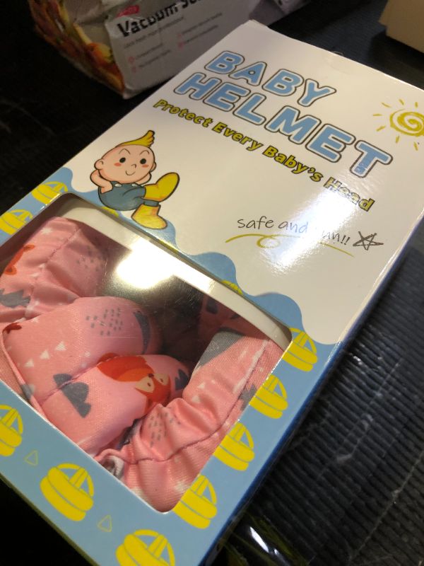 Photo 1 of Simply Kids Baby Helmet for Crawling Walking I Baby Head Protector No Bumps and Soft Cushion Infant Baby Safety Headguard for Learning to Walk I Toddler Helmets 1-2 Years Old, 6-12 Months (Pink Fox)