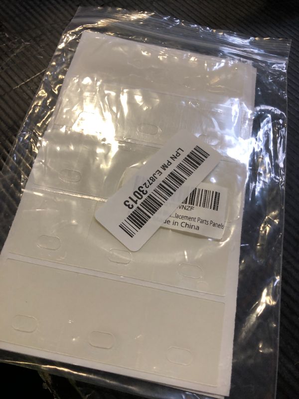 Photo 1 of 60 PCS Vertical Blind Repair Tabs Kit Clear Fixer Verticle Blinds Snap in Replacement Slats Parts Panels