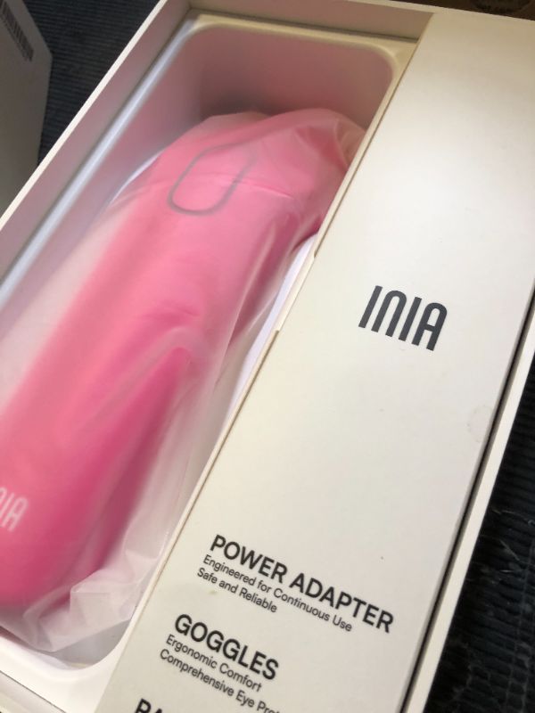 Photo 1 of INIA Laser Hair Removal with Ice-Cooling Care for Women and Men, HAUTE Pro Painless at-Home IPL Hair Remover for Coarse Hair in Bikini and All Body Areas, Latest Generation for Effective Results