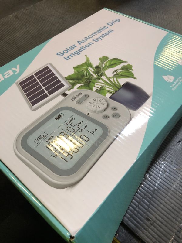 Photo 1 of Solar Automatic Drip Irrigation System Houseplant Auto Self Watering Device Waterer for 15 Potted Plants Outdoor Indoor Garden Balcony Vacation While Away