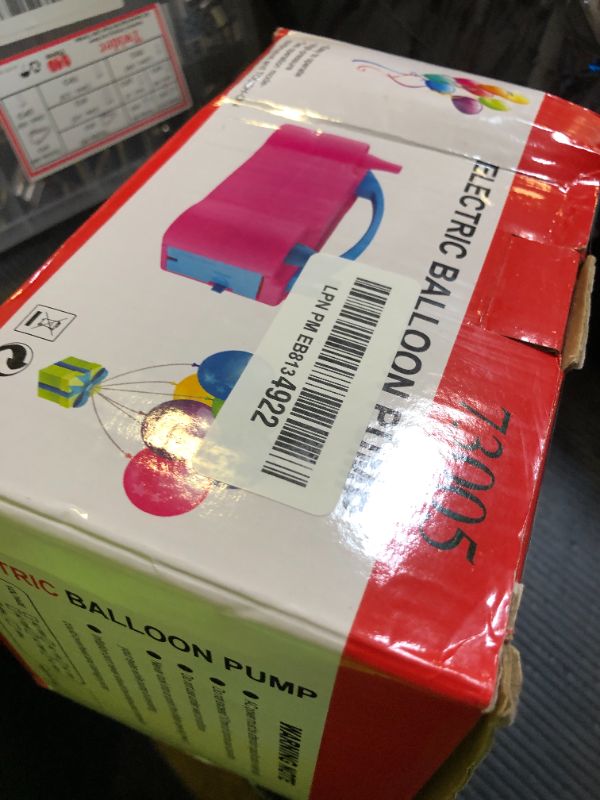Photo 1 of IDAODAN Electric Balloon Pump, Portable Electric Balloon Blower Machine Balloon Air Pump Dual Nozzle110V 600W Balloon Inflator for Party Decorations