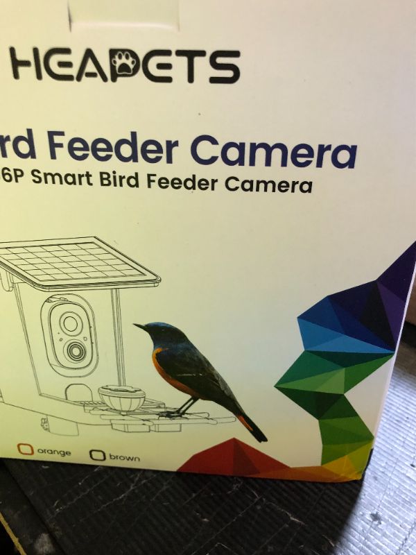 Photo 1 of Smart Bird Feeder with Camera Solar Powered, 1080P HD Video, 10,000+ Species AI Recognition, Real-Time App Alerts, Weatherproof Design for Effortless Birdwatching, Gift for Bird Lovers, Red-Green