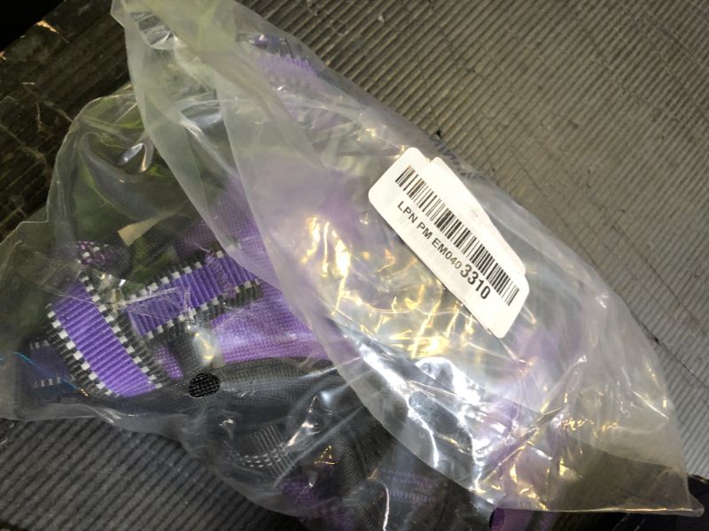 Photo 1 of IVY&LANE No Pull Dog Harness for Small Dogs, Dog Vest Harness with Leash, Safety Belt and Storage Strap, Fully Adjustable Harness, 360° Reflective Strip, Soft Handle (Purple, XS)