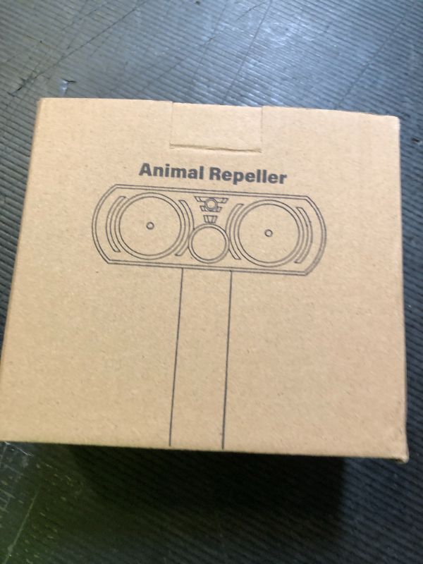 Photo 1 of Upgraded Solar Ultrasonic Animal Repellent Outdoor, Deer Repellent Devices Motion Detection, Waterproof Cat Squirrel Mouse Raccoon Dog Repellent Deterrent with LED Flash Lights for Yard Farm Garden