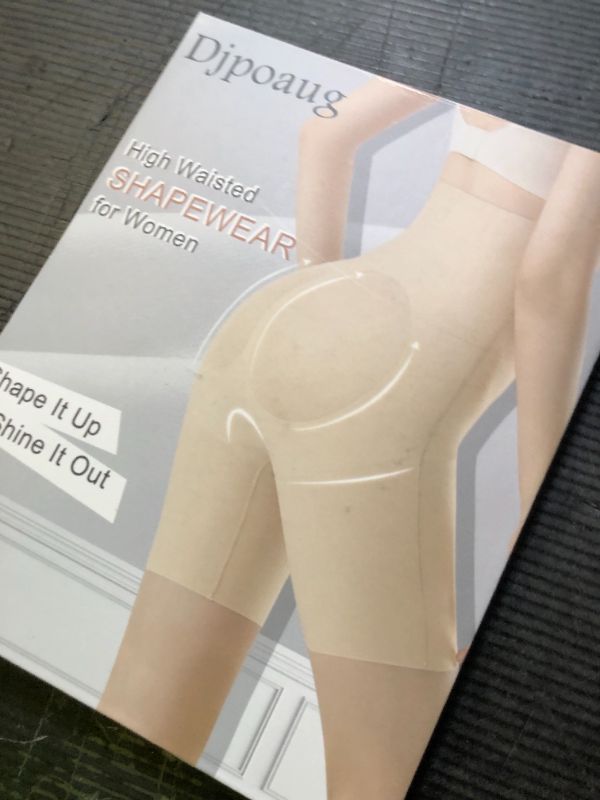 Photo 1 of Djpoaug Tummy Control Shapewear for Women, High Waisted Body Shaper Shorts Butt Lifting Shapewear Panties Under Dress Nude