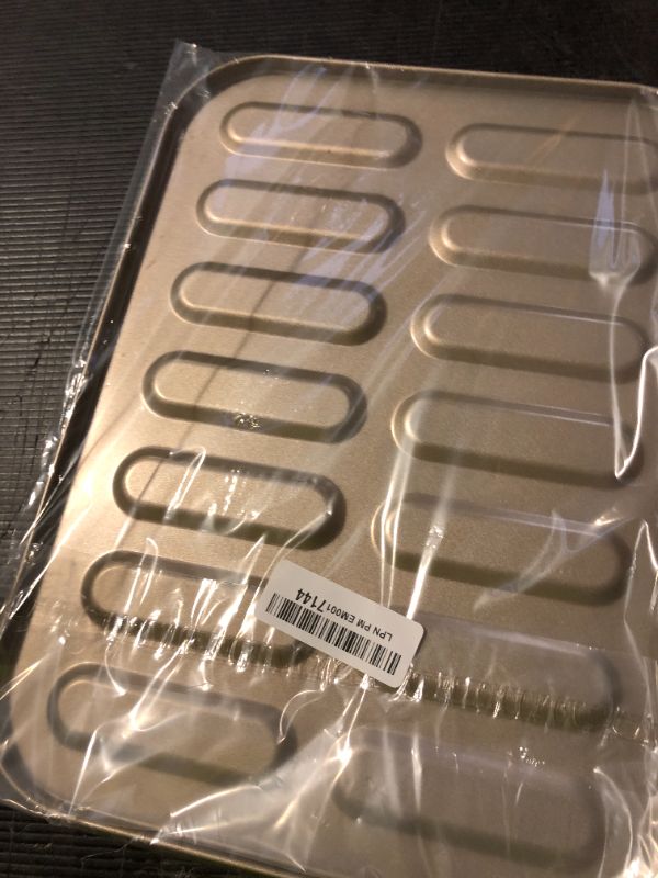 Photo 1 of 14-Cavity Eclair Baking Pan, Non-Stick Carbon Steel, Double-Sided Coating, Perfect for Eclairs and Finger Biscuits