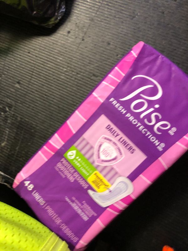 Photo 1 of Poise Daily Liners, Incontinence Panty Liners, 2 Drop Very Light Absorbency, Regular Length, 48 Count of Pantiliners, Packaging May Vary