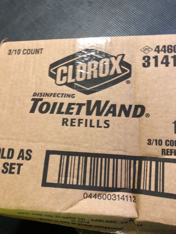 Photo 1 of CLOROX ToiletWand Toilet Cleaning Refills, Disinfecting Scrubbing Pads, 30 Count (Pack May Vary)