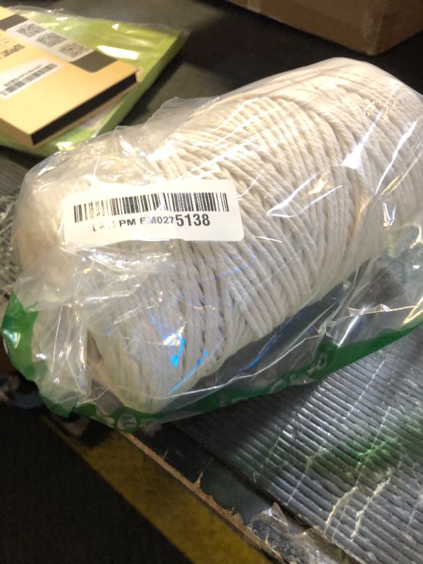 Photo 1 of Macrame Cord 4mm x 328Yards(984Feet),Natural Cotton Macrame Rope - 3 Strands Twisted Macrame Cotton Cord for Wall Hanging, Plant Hangers, Crafts, Gift Wrapping and Wedding Decorations