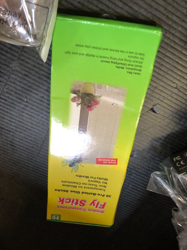 Photo 1 of Mosqueda Window Fly Traps, 30 Pack Sticky Fly Traps for Indoors, Fly Catchers for Inside Home, Waterproof & Non-Toxic Adhesive Sticky Paper Trap for Mosquitos Bugs Housefy Fruit Fly Flying Gnats