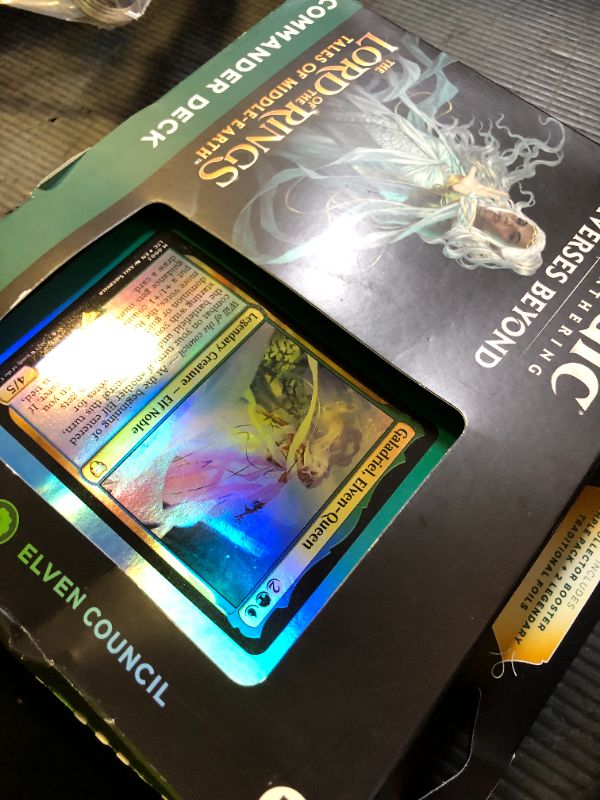 Photo 1 of Magic: The Gathering The Lord of The Rings: Tales of Middle-Earth Commander Deck 4 + Collector Booster Sample Pack