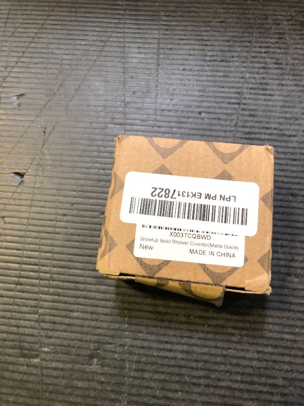 Photo 1 of Sneatup Solid Brass 3-way G1/2 Shower Diverter (Matte Black)
