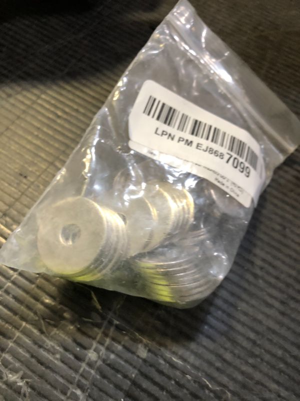 Photo 1 of 1/4" x 1" Stainless Fender Washer,18-8 (304) Stainless Steel Flat Washer,1/4" ID x 1" OD x 0.078" Thick(40Pcs)