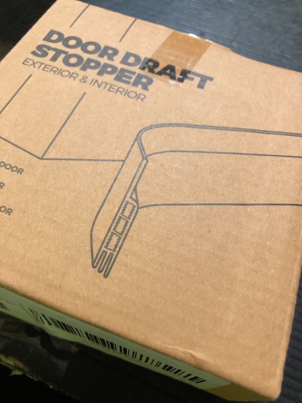 Photo 1 of Holikme Door Draft Stopper Under Door Draft Blocker Insulator Doors Sweep Weather Stripping Noise Stopper Strong Adhesive, White