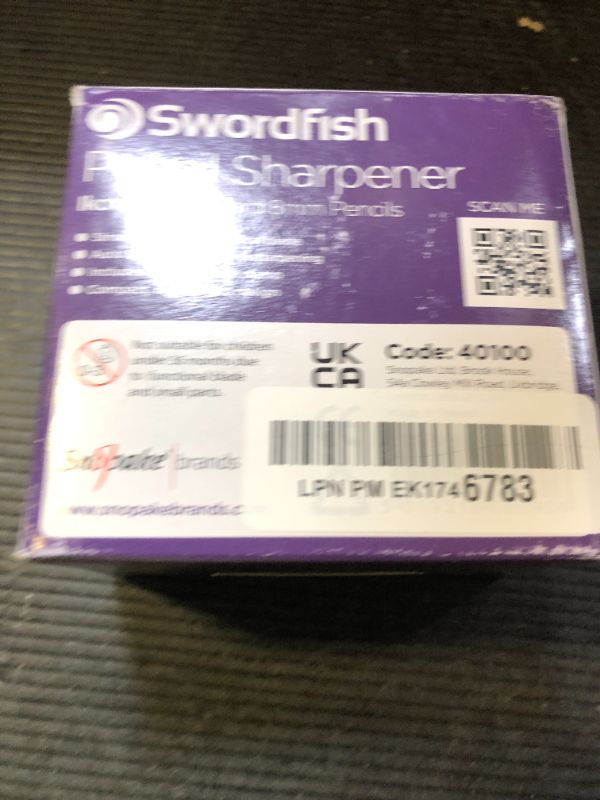 Photo 1 of Swordfish 40100 Ikon Desktop Manual Pencil Sharpener, 8 mm