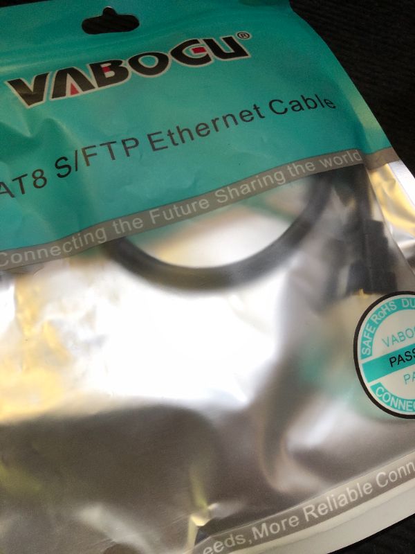 Photo 1 of Cat 8 Ethernet Cable, 1.5Ft 3Ft 6Ft 10Ft 15Ft 20Ft 30Ft 40Ft 50Ft 60Ft 100Ft Heavy Duty High Speed Internet Network Cable, Professional LAN Cable Shielded in Wall, Indoor&Outdoor