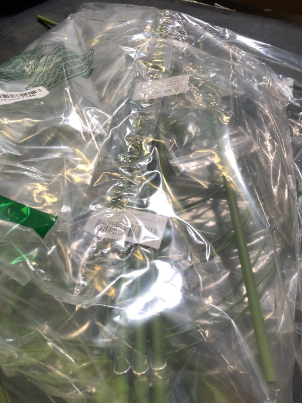 Photo 1 of Alliico Plant Support Cages for Climbing Plant Upgrade Flower Tomato cage with Stand Stakes and Stable Support Rings, 3 Pack with 12 Clips (36")