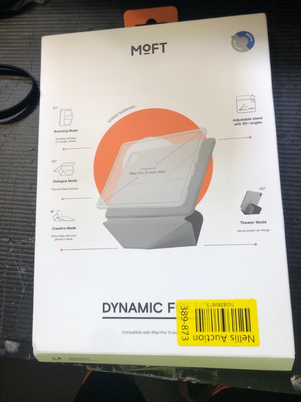 Photo 1 of MOFT Dynamic Folio Case for iPad Pro 11 Inch 2024 5th Gen(M4), Silm Magnetic Stand Case with 20+ Viewing Angles, Auto Wake/Sleep, Ultra Thin, Cement x Sapphire