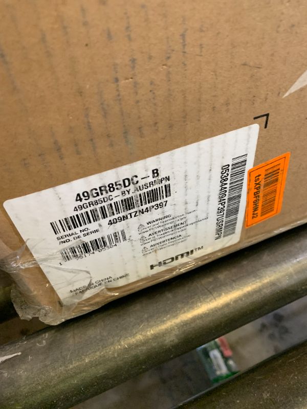 Photo 1 of LG 49" UltraGear DQHD (5120x1440) Curved Gaming Monitor, 240Hz, 1ms, VESA DisplayHDR 1000, HDMI 2.1, DisplayPort, 4-Pole HP Out DTS HP:X, AMD FreeSync Premium Pro, Tilt/Swivel/Height Stand, Black