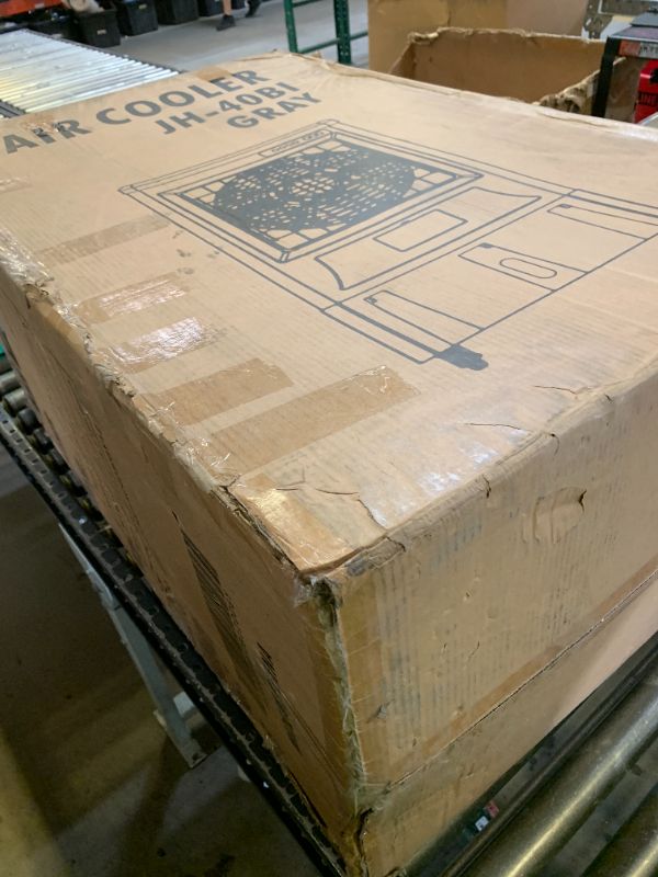 Photo 1 of Uthfy 41" Swamp Cooler, 4800 CFM Evaporative Air Cooler with 10.6 Gallon Water Tank, Portable Outdoor Air Conditioner with 3 Ice Pack, 110° Oscillation, 3 Speed for Garage, Yard, Commercial Use