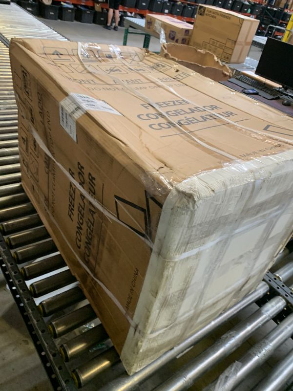 Photo 1 of Frigidaire 7 Cu. Ft. Garage Ready Upright Freezer in White, Energy Star FFUE0725AW