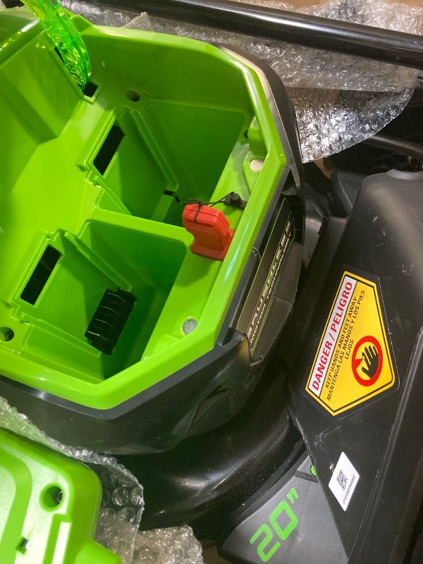 Photo 1 of 40V 20" Brushless Lawn Mower w/ 4.0 Ah Battery