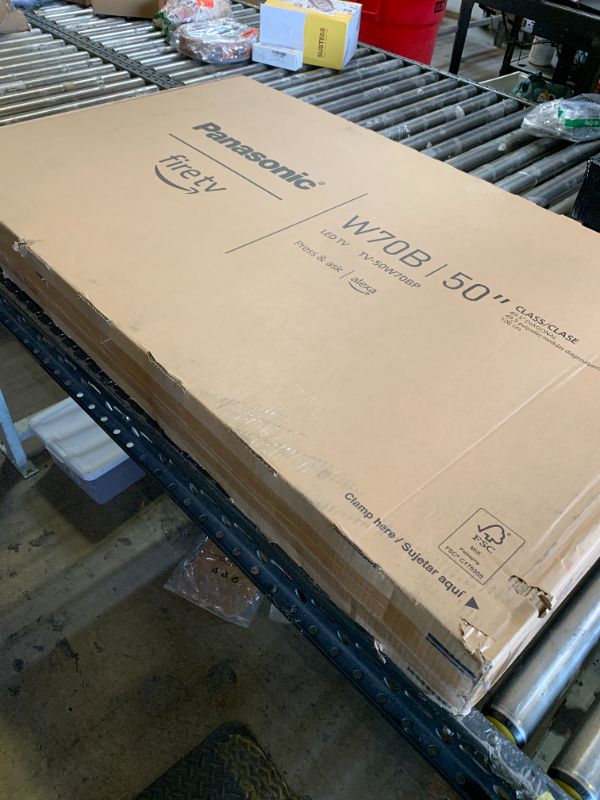 Photo 1 of Panasonic W70 Series (2025 Model) 50" LED 4K Ultra HD Smart Fire TV, Press & Ask Alexa, Apple AirPlay, HDR10+, HDMI 2.1, and Bluetooth Support - 50W70BP