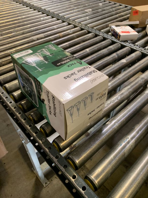 Photo 1 of RVGUARD RV Stack Jacks 4 Pack with Storage Bag, Aluminum Stabilizer Jacks for RV Trailer Camper, Single Support Up to 6000 Lbs, Adjustable from 11" to 17"
