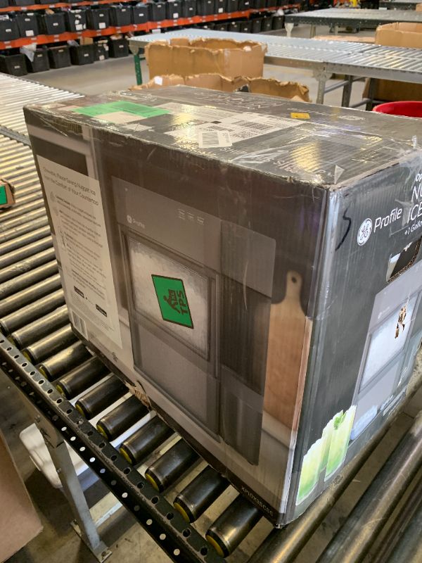 Photo 1 of GE Profile Opal 2.0 XL with 1 Gallon Tank, Chewable Crunchable Countertop Nugget Ice Maker, Scoop included, 38 lbs in 24 hours, Pellet Ice Machine with WiFi & Smart Connected, Stainless Steel