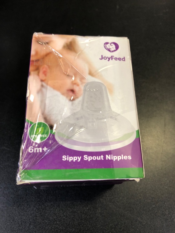 Photo 1 of Sippy Spout Nipples for Philips Avent Natural Baby Bottles, My Grippy Spout Sippy Cup and Natural Trainer Sippy Cup,Variable Flow, Silicone Conversion Nipple,6+ Months,4 Count