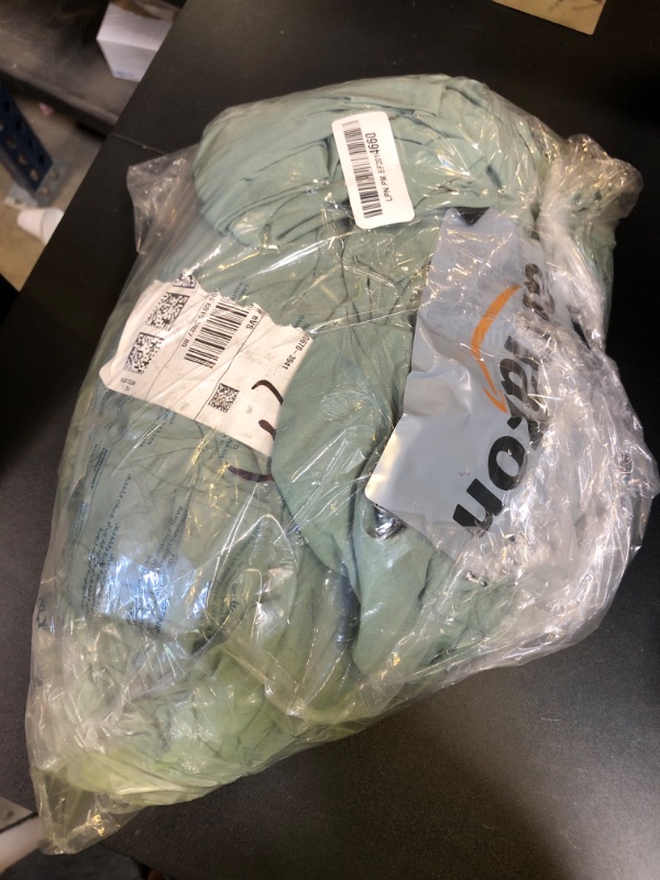 Photo 1 of Bedsure Duvet Cover Full Size with Fitted Sheet - 4 Pieces Prewashed Extra Soft Bedding Set, Includes 1 Duvet Cover 80x90 Inches with Zipper Closure, 2 Pillow Shams, 1 Fitted Sheet, Sage Green