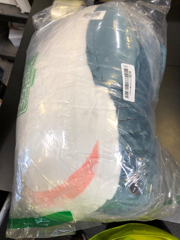 Photo 1 of XIAOHONG 39 inch Giant Shark Stuffed Animal,Soft Shark Cushion Pillow Shark Plush Pillows,Chubby Stuffed Shark Toy Kid's Room Décor,Perfect Stress Relief for Women