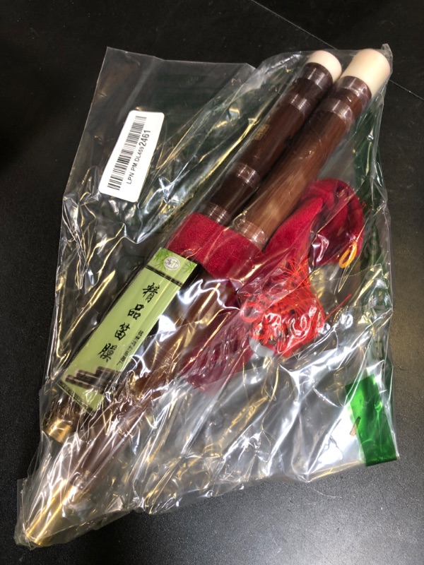 Photo 1 of Kmise Bamboo Flute Dizi Traditional Handmade Chinese Musical Instrument Vintage Dizi (D Key)