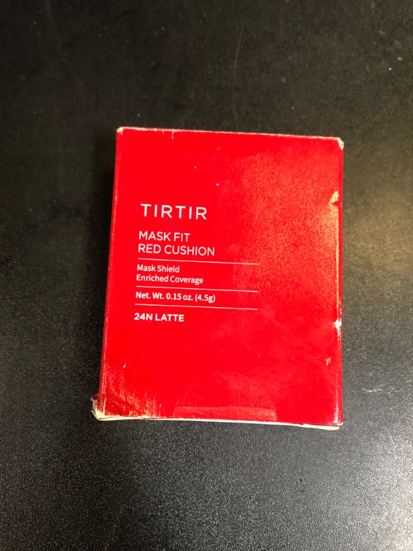 Photo 1 of [*Mini Size*] TIRTIR Mask Fit Red Cushion Foundation | Full coverage, Weightless, Skin fit, Satin Glow Finish, Korean Makeup, beauty, Tattoo cover up, Buildable (#24N Latte, 0.15 Fl Oz)