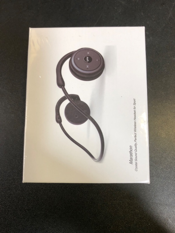 Photo 1 of RTUSIA Small Bluetooth Headphones Wrap Around Head - Sports Wireless Headset with Built in Microphone and Crystal-Clear Sound, Foldable and Carried in The Purse, and 12-Hour Battery Life, Blue