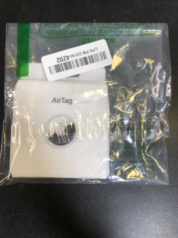 Photo 1 of Apple AirTag. Keep Track of and find Your Keys, Wallet, Luggage, Backpack, and More. Simple one-tap Set up with iPhone or iPad