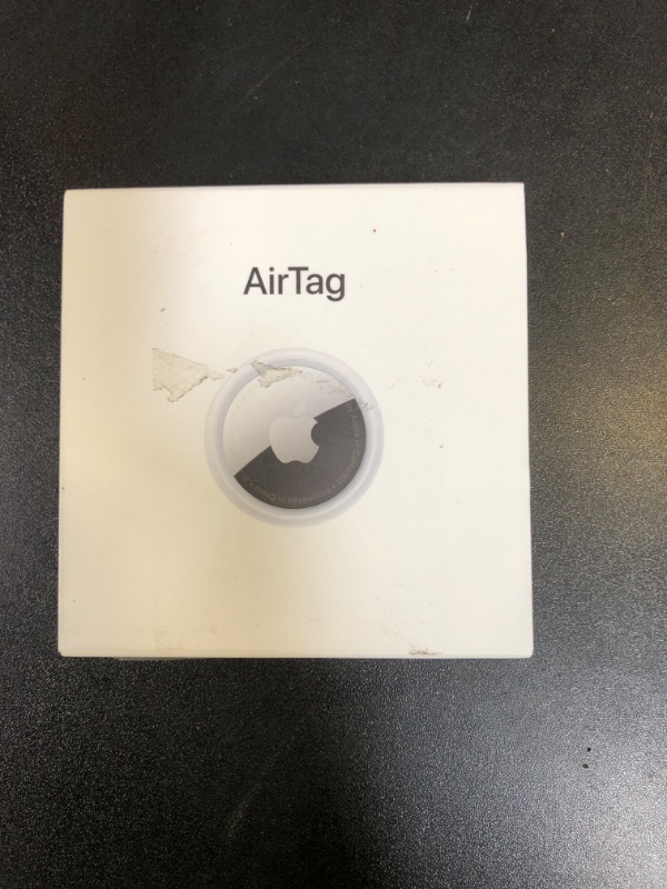 Photo 1 of Apple AirTag. Keep Track of and find Your Keys, Wallet, Luggage, Backpack, and More. Simple one-tap Set up with iPhone or iPad